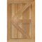 Ekena Millwork Framed Board-n-Batten Shutters w/Z-Bar, Rough Sawn Western Red Cedar, 16 1/8W x 24H, PR RBF06Z16X024RWR - alternate 4